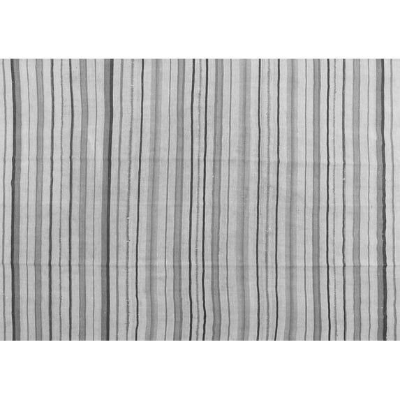 Ahgly Company Indoor Rectangle Solid Gray Modern Area Rugs, 5' x 7'