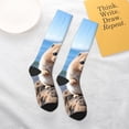 thumbnail image 5 of Salouo Cute Guinea Pig Sea Print Women's Men's Ankle Socks 1-pack Casual Athletic Socks for Unisex Adult Moisture-Wicking Socks for Daily Wear/Running/Sport, 5 of 8