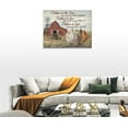 thumbnail image 4 of Rooster Kitchen Decor Wall Art Rustic Farmhouse Chicken Barn Pictures Wall Decor Country Inspirational Quotes Canvas Prints Home Office Decorations For Bathroom Dinning Room Framed 16"x12", 4 of 6