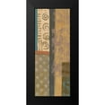 thumbnail image 2 of Saunders, Alonzo 12x24 Black Modern Framed Museum Art Print Titled - African Panel 1, 2 of 5