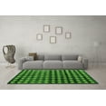 thumbnail image 3 of Ahgly Company Indoor Round Abstract Green Modern Area Rugs, 7' Round, 3 of 4