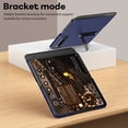 thumbnail image 4 of SaniMore for Google Pixel Fold Case, Hidden Bracket PU Leather Skin [Wear-resistant & Anti-scratch] Magnetic Closure Foding Shell Slim Fit Lightweight Shockproof Anti-drop Cover, Blue, 4 of 7