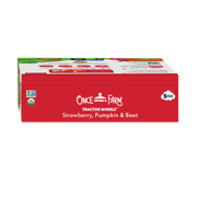 Once Upon a Farm Organic Tractor Wheels Toddler Bar, Strawberry, Pumpkin & Beet, 5ct
