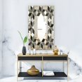 thumbnail image 4 of DESIGN ART Designart 'Triangular Diamond Universe 2' Mid-Century Mirror - Printed Wall Mirror 27.5in.x39.5in., 4 of 5