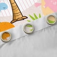 thumbnail image 4 of Homewish Kawaii Dino Blackout Curtains Set of 2 (52x84 Each) For Boys Girls,Cartoon Animal Dinosaur Window Curtains,Jungle Wildlife Curtains and Drapes,Luxury Bedroom Decor, 4 of 6
