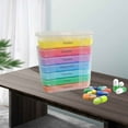 thumbnail image 4 of Organizador de píldoras Colcomx almacenamiento medicamentos 4 veces, 4 of 7