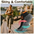 thumbnail image 4 of Bocaoying 6 Pairs Running Ankle Socks for Men Women, Cushioned Low-Cut Athletic Socks, Moisture Wicking Cotton Training Socks, Non-Slip Sport Socks for Walking Hiking Cycling, 4 of 7