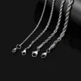 thumbnail image 5 of 2-6MM Stainless Steel Chain Bracelet For Women Men Gold Color Twisted Rope Chain Bangle Fashion Never Fade Waterproof Jewelry, 5 of 5