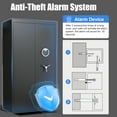 thumbnail image 4 of Riflevault Large Gun Safe, 25-40 Long Gun Capacity Security Cabinet, Digital Backlit Keypad, Dual Alarm, Adjustable Racks & Magnetic Lamp for Home Office, 4 of 9