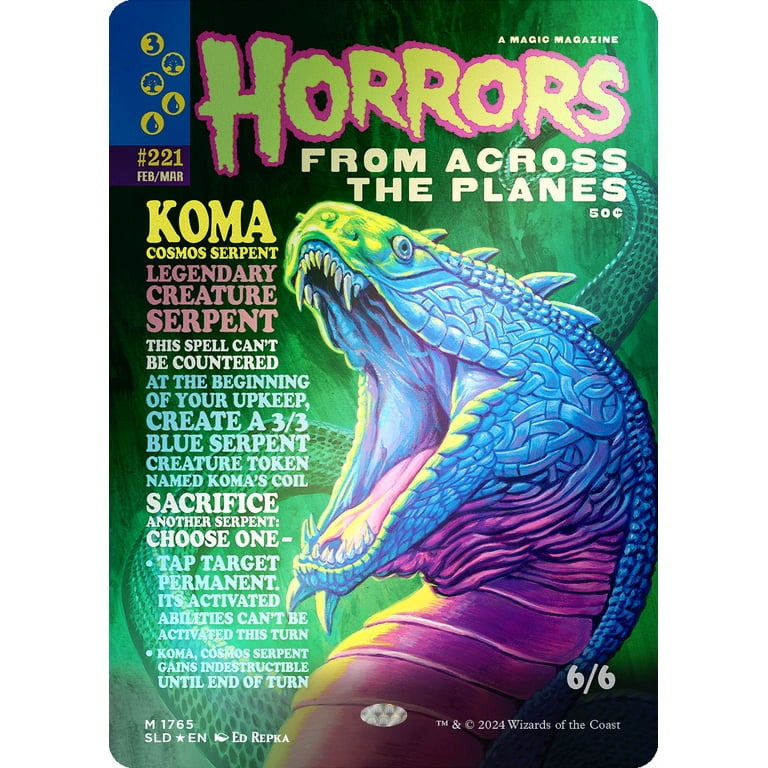 マジック：ザ・ギャザリング mtg Secret Lair Monstrous Magazines Foil Magic the Gathering MTG Secret Lair - Monstrous Magazines