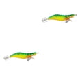 thumbnail image 4 of Soidarity 35 uds/Kit de cebos anzuelos de paraguas artificiales señuelos agua de mar portátil Fishing Swimbait accesorios verde 3,0 Grün 3.0 2piezas Soidarity CBP268464, 4 of 5