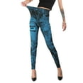 thumbnail image 1 of Fashnice Women's Tie Dye High Waist Ripped Denim Pants, Light Blue, XL, 1 of 2