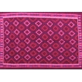 thumbnail image 1 of Ahgly Company Indoor Rectangle Oriental Pink Traditional Area Rugs, 7' x 9', 1 of 4