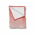 thumbnail image 2 of Peach Soft Flannel Fleece Throw Blanket, Abstract Ombre Composition in Feminine Colors Dreamy Display Art Print, Cozy Plush for Indoor and Outdoor Use, 50" x 70", Coral Dark Coral, by Ambesonne, 2 of 6