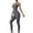 Gray, variant on YABCSAZ Womens Yoga Jumpsuit Sleeveless Backless Casual Slim Running Onesie Workout Rompers Athletic Romper One Piece Outfits Exercise Jumpsuits Gym Yoga Clothes