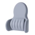 thumbnail image 1 of Soporte lumbar de automóviles Soporte de almohada de almohada Decoración multipropósito Memoria Cushion para la sala de juegos de lectura del sueño Gris, 1 of 9