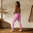 thumbnail image 3 of Pink Swirl Yoga Leggings (XL), 3 of 3