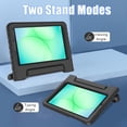 thumbnail image 4 of BMOUO Kids Case for Samsung Galaxy Tab A11 8.7-inch 2025 / A9 8.7-inch 2023 / A7 Lite 8.7 Inch 2021, with Screen Protector, Convertible Stand Protective Case Cover for kids ,Black, 4 of 9
