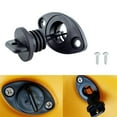 thumbnail image 2 of 1x Plastic Universal Hull Drain Plug Bung, Black Nylon, Screw Type, Positive Sealing, For Kayak Boat Accessory, Prevents Water Intrusion, Includes 1X Drain Plug, 2 of 8