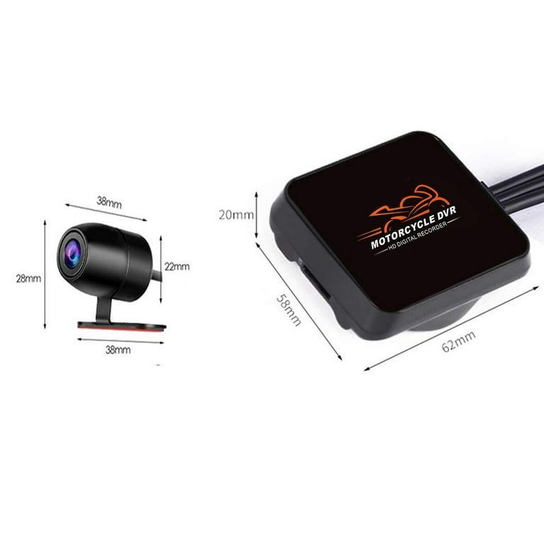 VSYSTO Dashcam Moto Caméra de Moto Camera Moto Double Lentille 1080P Écran  LCD 3,0 '' Grand Angle 130 ° Caméra de Sport étanche GPS WiFi Surveillance  du stationnement Vision Nocturne : : High-Tech