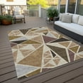 thumbnail image 6 of Addison Rugs Chantille Indoor/Outdoor Transitional Geometric Beige Washable Rectangle Rug, 9' x 12', 6 of 6