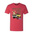 thumbnail image 2 of Wild Bobby, Driving Trucks and Taggin Bucks Retro Ford F150 Hunting, Cars and Trucks, Men Premium Tri Blend Tee, Vintage Red, X-Large, 2 of 4