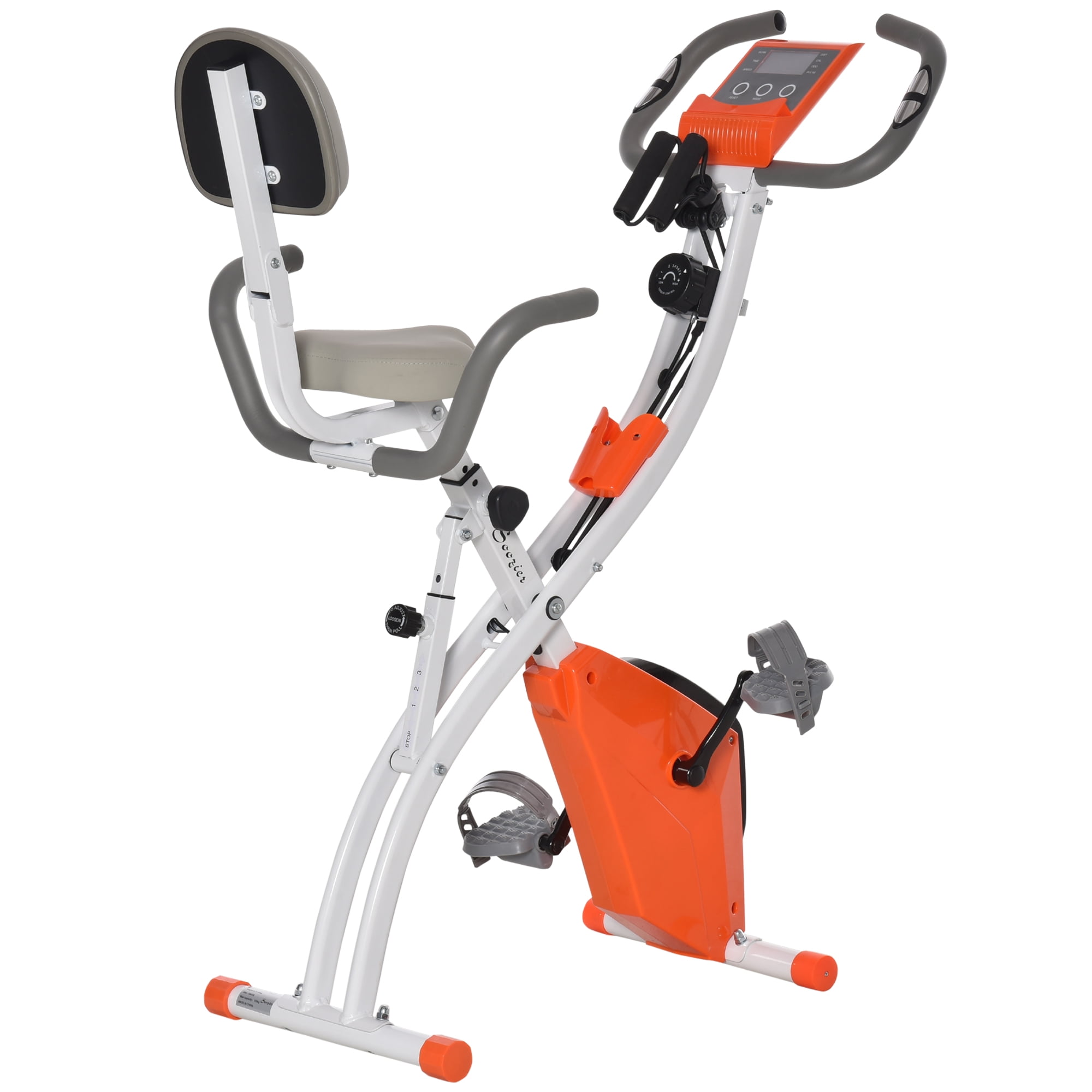 upright foldable exercise bike