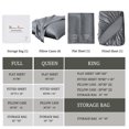 thumbnail image 2 of Bambusa Sheets|Stress Relief for All Ages | Cooling Bamboo Viscose Bedding | Ideal for Hot Sleepers & Allergies (Full-Gray), 2 of 8