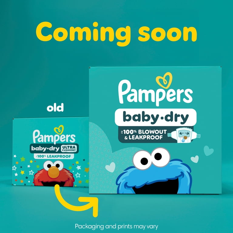 Pampers, Baby Dry Ultra Cushiony Diapers, Size 6 23-44 lbs