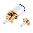 thumbnail image 3 of Motor De Engranaje De CC De Alto Par De 2000RPM, Motor De Engranaje Mini Micro N20 De Acero Con Eje Tipo D De 3x10mm Con Caja De Cambios De Metal Para Robot De Coche Inteligente, 3 of 7