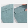 A4 Faux Leather Envelope Document Folder with Pen Holder, Slim PU ...