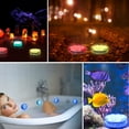 thumbnail image 3 of fashionhome RGB LED Aquarium Light Fishtank Underwater Decorating Lamp Submersible Swimming Pool Remote Control Light, 2pcs, 7cm, 3 of 8