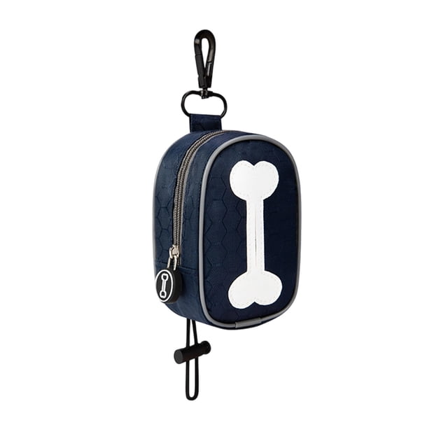Distributeur de Sacs à Déchets pour Chiens et Chats – Pochette de Rangement en Polyester Portable avec Design Compact 4,13 Po x 2,56 Po x 1,97 Po