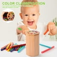 thumbnail image 4 of Juguetes Montessori para niños de 1 a 3 años: Palos de clasificación de colores de aprendizaje de madera, juguetes para niños pequeños de 1, 2 y 3 años, actividades educativas de juego de combinación, 4 of 6