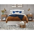 thumbnail image 3 of AFI Warren Solid Wood Traditional Queen Bed with Foot Drawer in White, 3 of 14