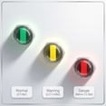 thumbnail image 6 of 4 Pcs Tire Pressure Monitor Stem Caps, 3-Color Eye Alert Car Tire Pressure Monitors, Universal Tire Valve Caps For Cars, Trucks, Suvs, Rvs, Motorcycles, 6 of 6