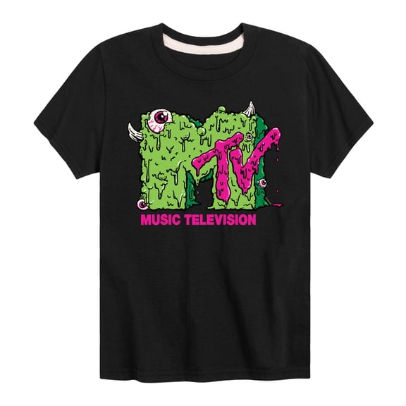 MTV - Slime Logo - Toddler & Youth Short Sleeve Graphic T-Shirt