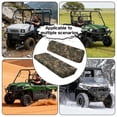 thumbnail image 4 of XYZCANDO Green Camo Hunting Seat Cover for UTV 2 Pieces Full Back UTV Seat Covers Compatible with Kawasaki Mule 3000 All-Season Protection Seats Accessory Parts Washable, 4 of 7