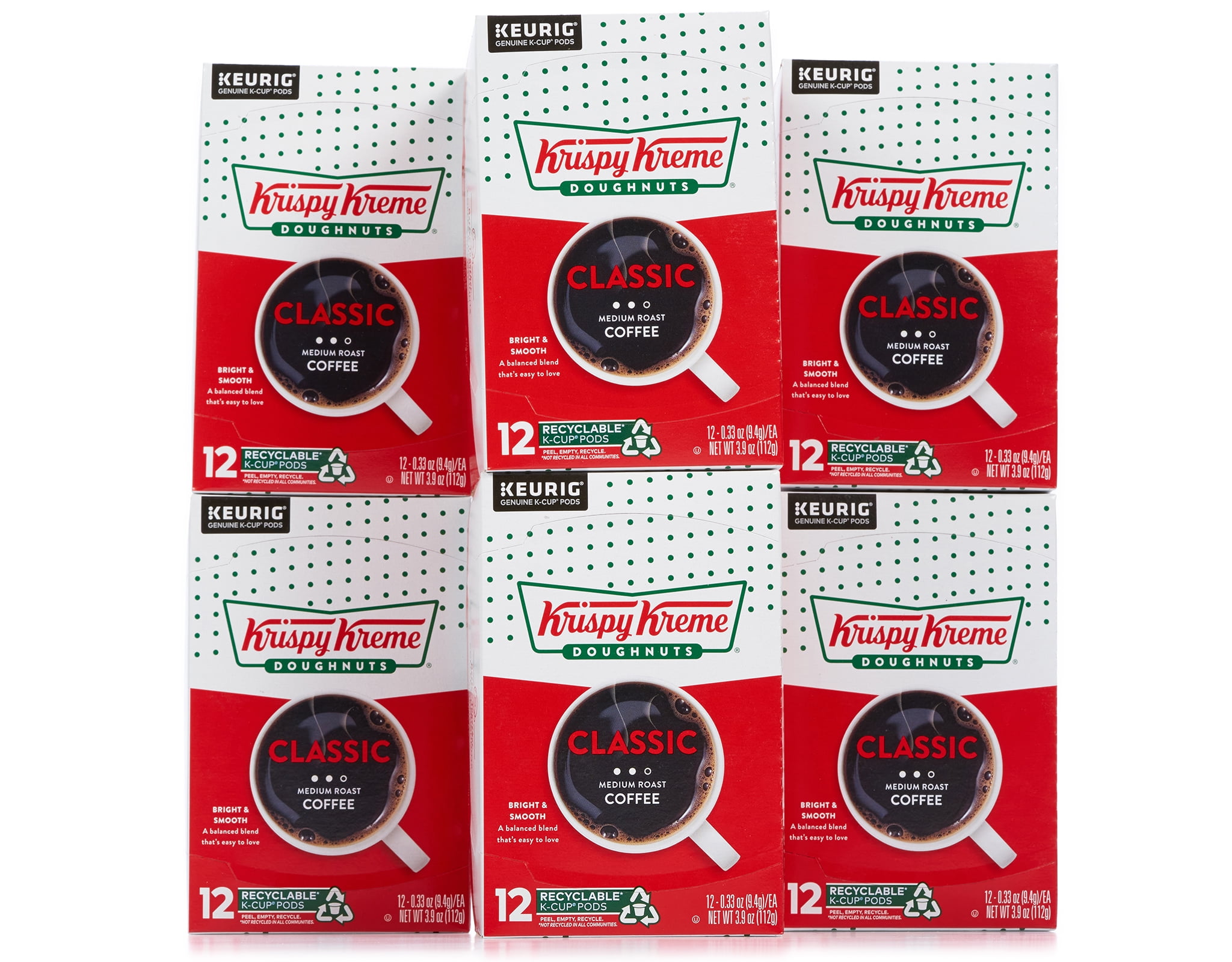 Krispy Kreme Doughnuts SingleServe Keurig KCup Pods 72 Ct Medium