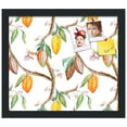 thumbnail image 2 of PinPix 15x13 Custom Cork Bulletin Board Fruit on Vine White Poster Board Has a Fabric Style Canvas Finish, Framed in Fruit on Vine White, by ArtToFrames (PinPix-1895), 2 of 5