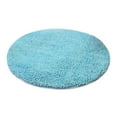 thumbnail image 5 of Alfombra redonda antideslizante de microfibra para baño, absorbente, 80 cm de diámetro, azul Dia. 80cm, 5 of 5