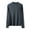 Grey L, variant on Women Bottoming Tops DE Velvet Self-Heating Thermal Top Half High Collar Long Sleeve Slim Fit Base Layer Shirt