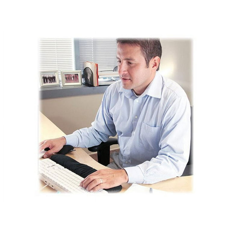 Nonskid Keyboard Wrist Cushion, 15.75 x 10, Black Nonskid Keyboard Wrist Cushion, 15.75 x 10, Black