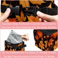 thumbnail image 4 of Maple leaves Foldable Mini Trash Can for Car with Lid, Leak-proof Hanging Storage Bag - Car Garbage Can, 4 of 6