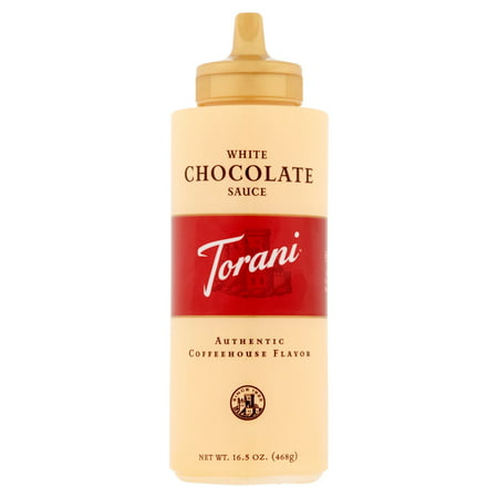 Torani White Chocolate Sauce, 16.5 Oz. (Best Chocolate Syrup For Milk)
