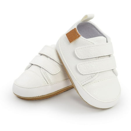 

Newborn Infant Baby Boys Girls Autumn Sneaker Casual Anti-Slip Rubber Sole Lace-up Toddler First Walker Shoes