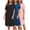 Z1-Set2, variant on FEREMO Nightgowns for Women V Neck Short Sleeve Sleepshirt Printed Soft Sleepwear