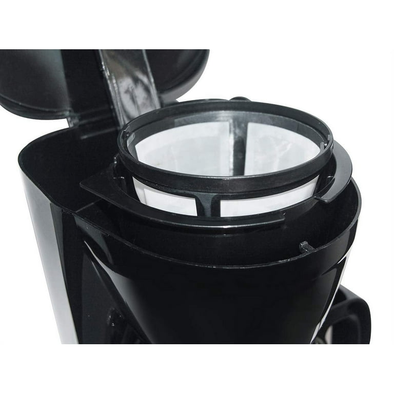 Mixpresso 10-Cup Drip Coffee Maker, Coffee Pot Machine Including Reusable and Removable Coffee Filter, The Best Coffee Maker Filterless (Black) 42 oz