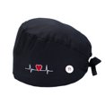 thumbnail image 1 of Gorros De Operación Enfermeras En Forma De Calabaza Servicio De Larga Duración Color Puro Pulido Opaco Botones De Colores Surtidos Gorros Bouffant Del Día De Navidad Vogacara AP008660-02, 1 of 5