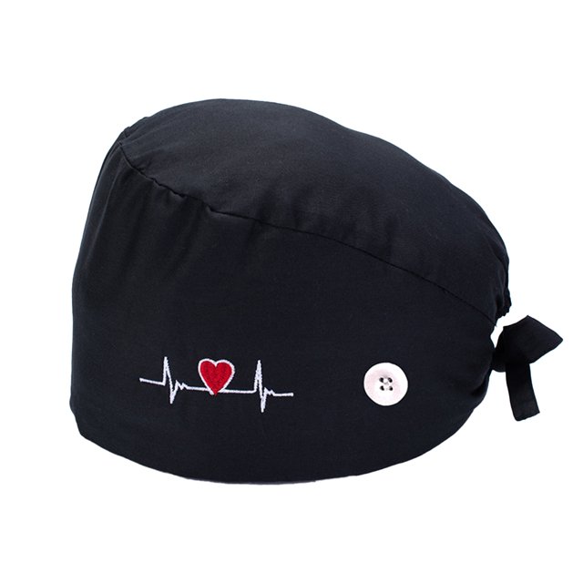 Gorros De Operación Enfermeras En Forma De Calabaza Servicio De Larga Duración Color Puro Pulido Opaco Botones De Colores Surtidos Gorros Bouffant Del Día De Navidad Vogacara AP008660-02